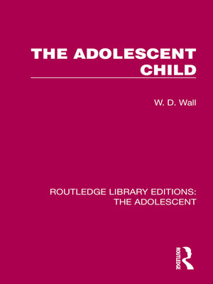 cover image of The Adolescent Child